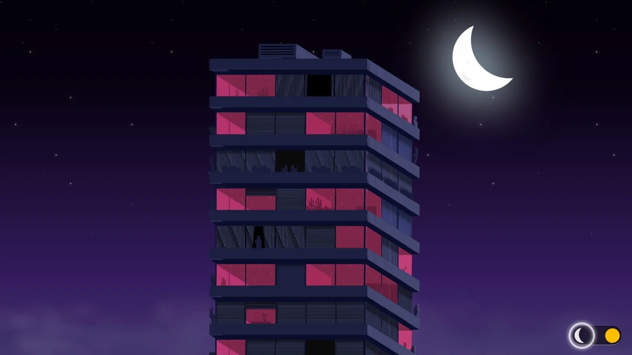 City Life - Day & Night - Pure CSS