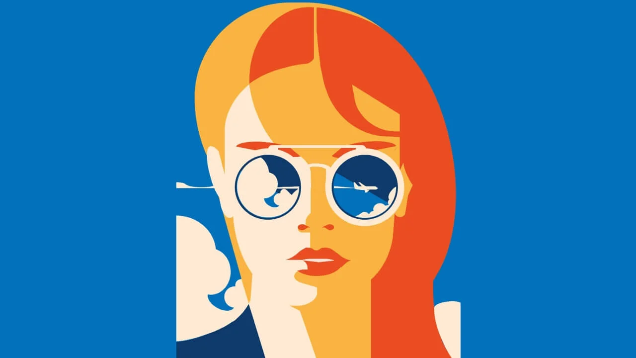 Pure CSS Woman With Sunglasses