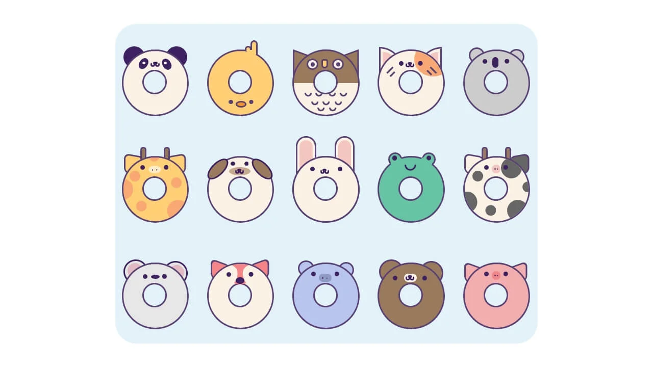 Animal Donuts