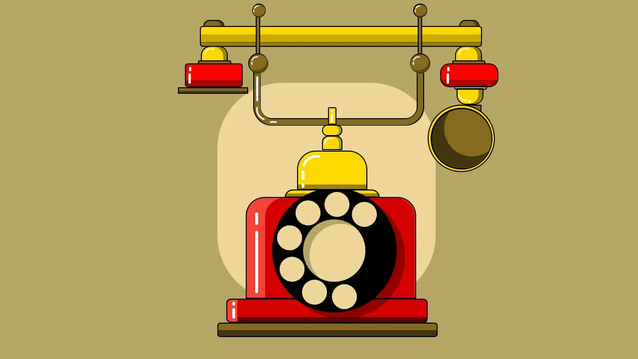 Pure CSS Antique Telephone