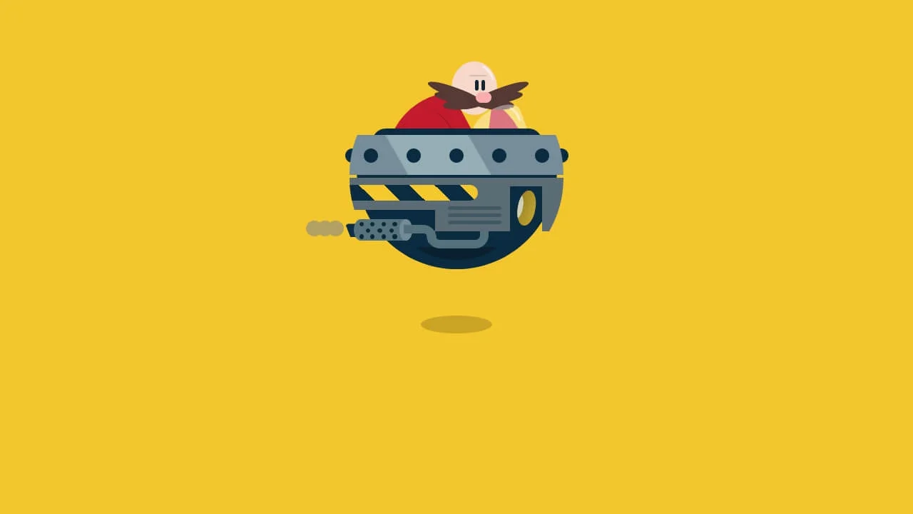 Dr. Robotnik (Eggman) with Pure CSS