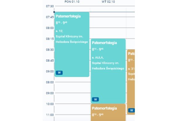 A calendar timetable for react native