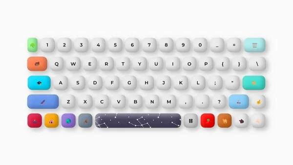 Hand-Picked HTML and Pure CSS Keyboard Code Examples