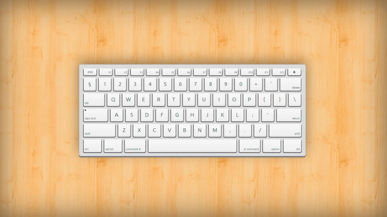 Apple Keyboard In HTML/CSS