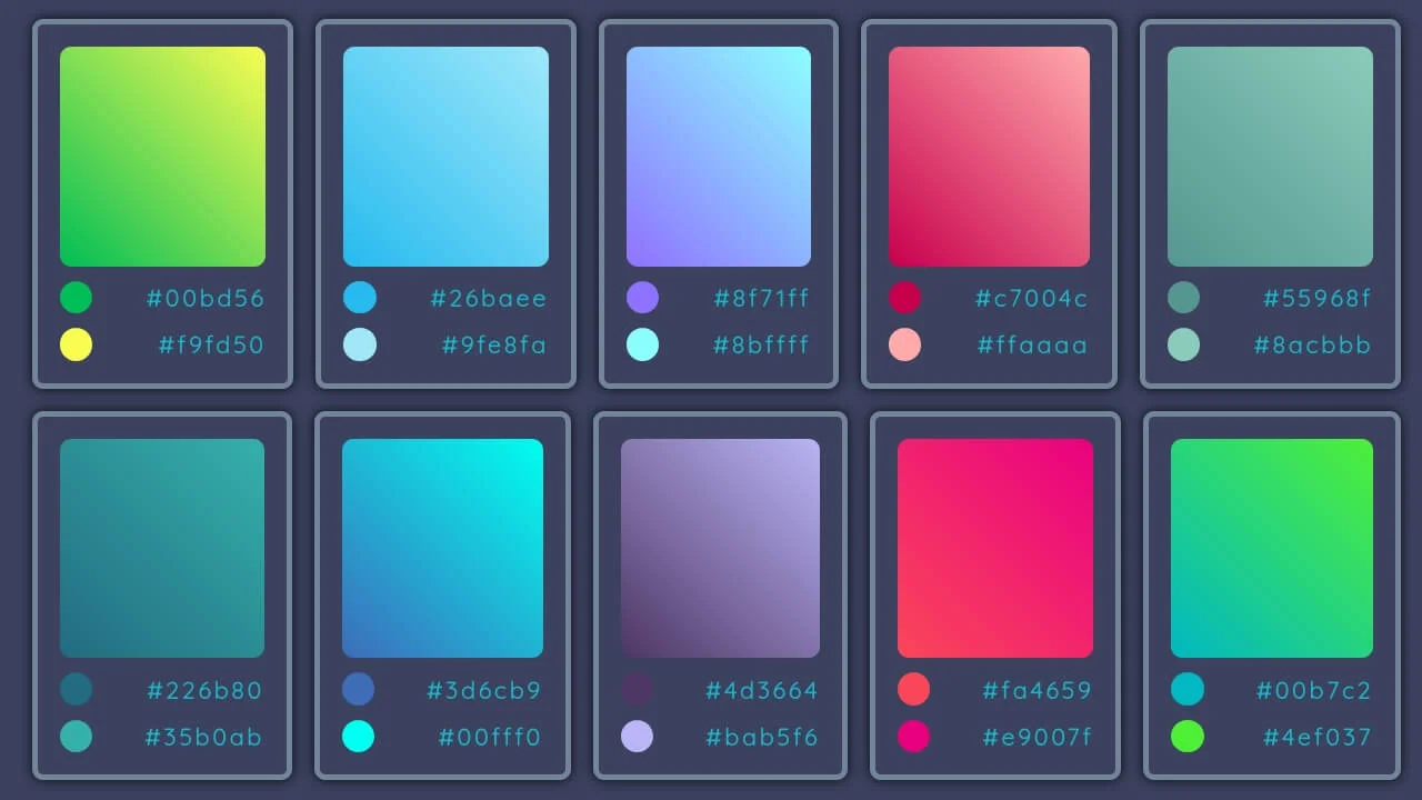 Gradients Collection Preview