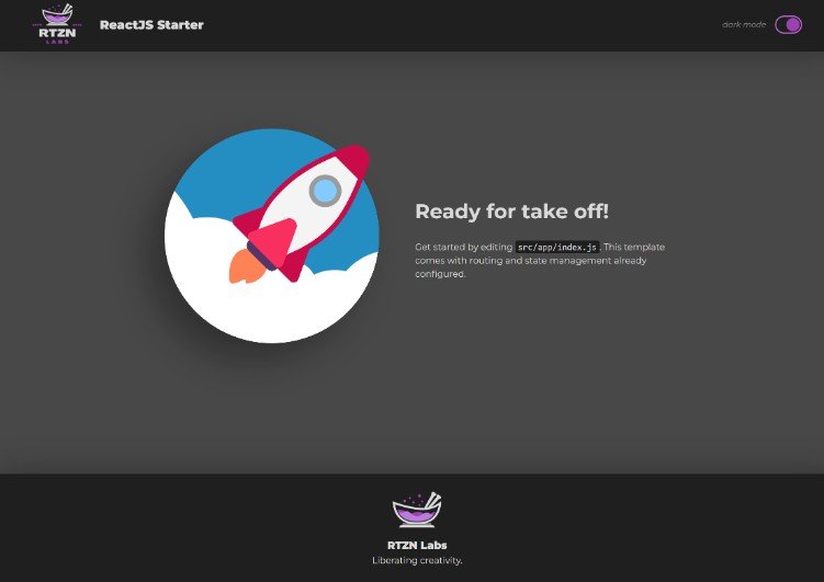 A ReactJS template with basic routing, state management