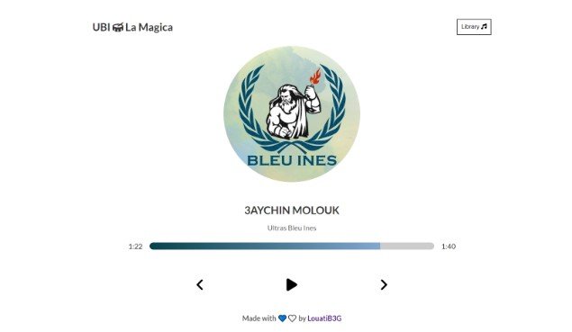 A ReactJs web application for enjoying UBI Songs