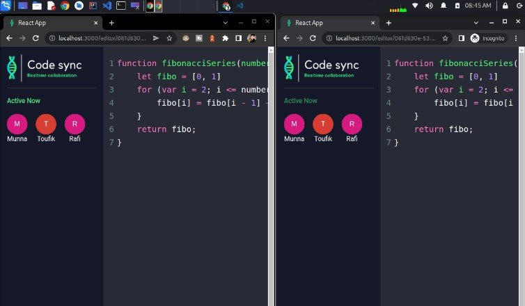 A real time code editor with React and Socket.io