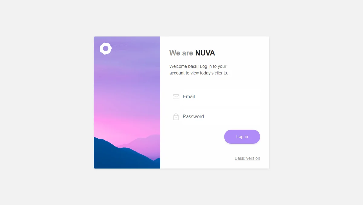 Login Form with Floating Labels