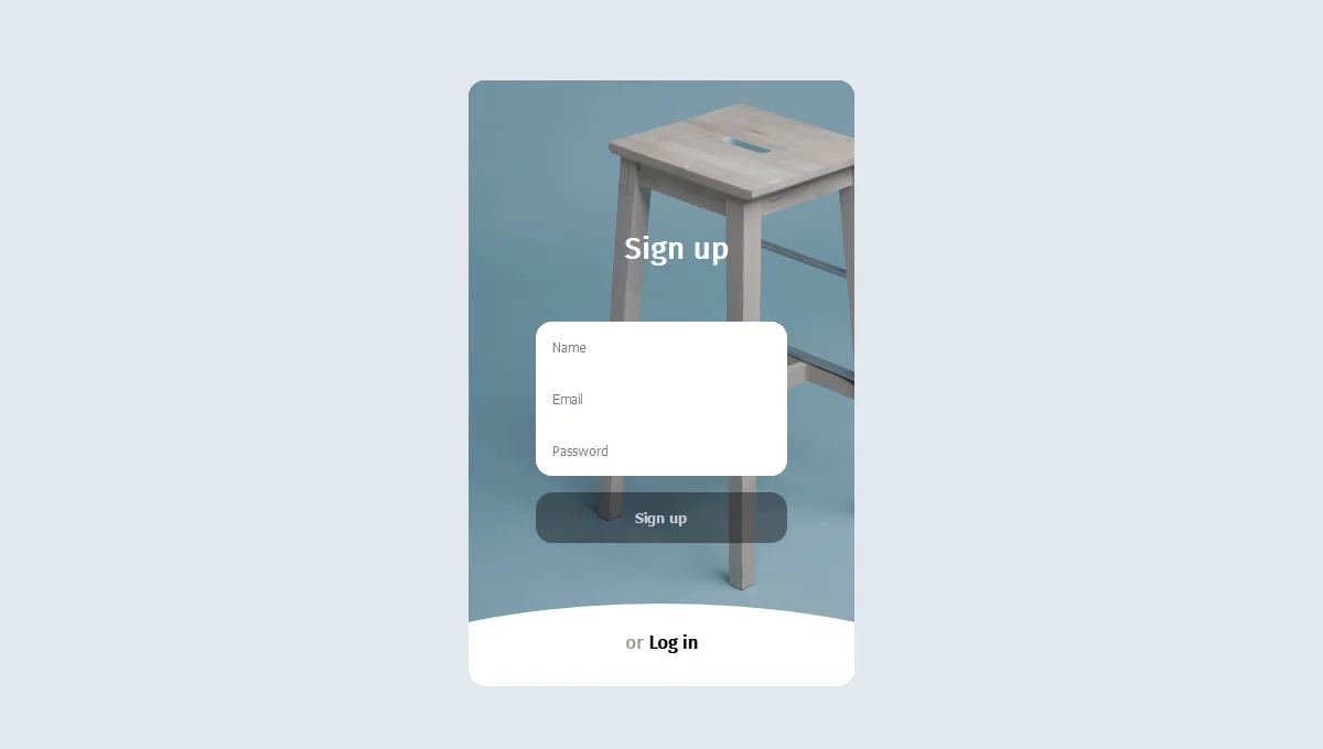 Login/Sign Up Form Animation