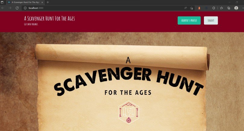 A Scavenger Hunt Application Built With React
