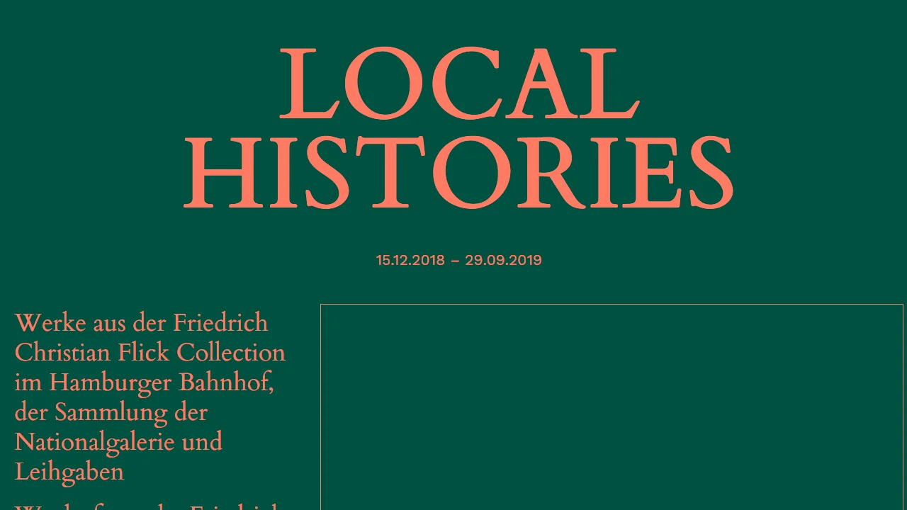 Local Histories