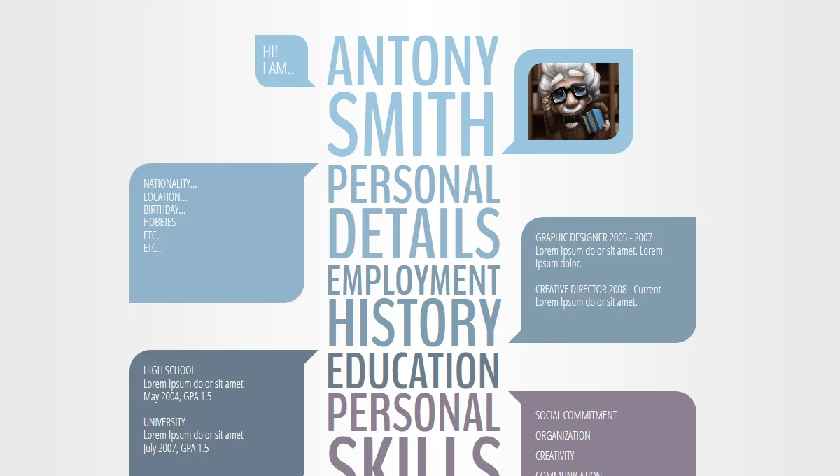 CSS3 Creative Resume