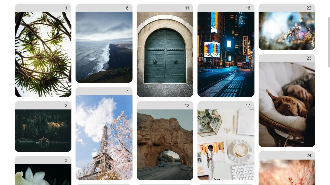 Masonry-Style Layout