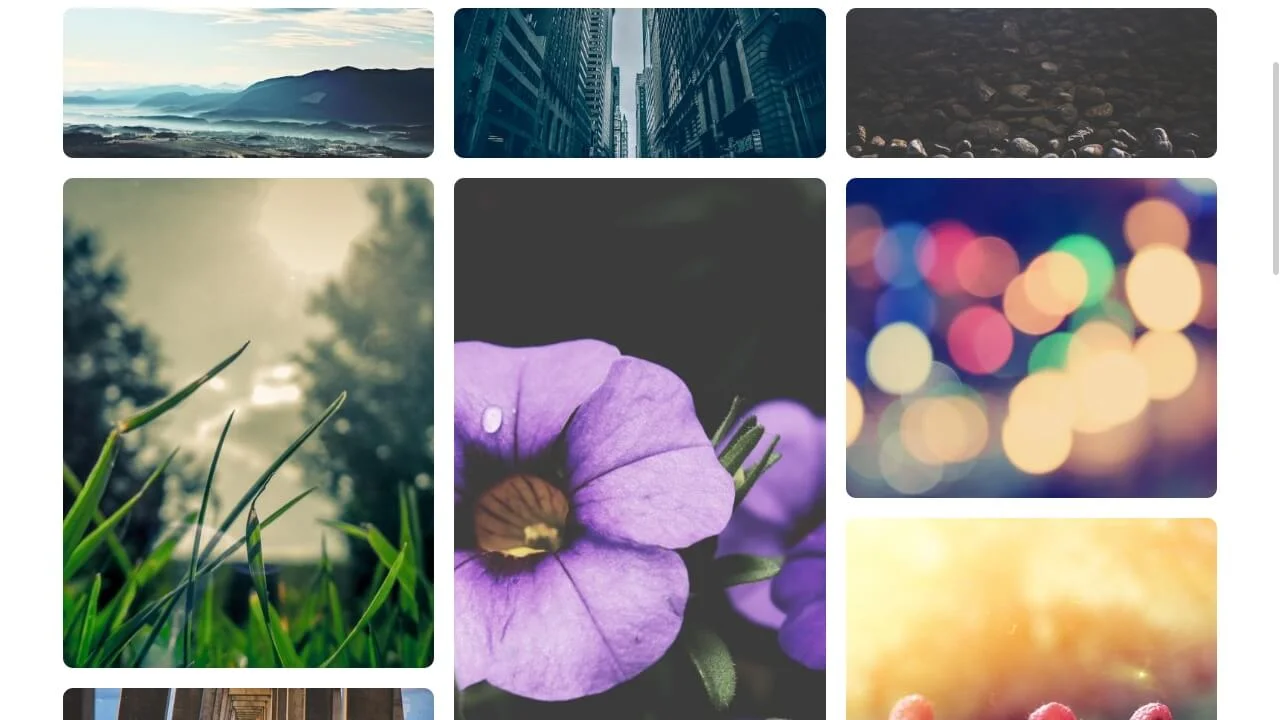 Masonry Layout with CSS Grids