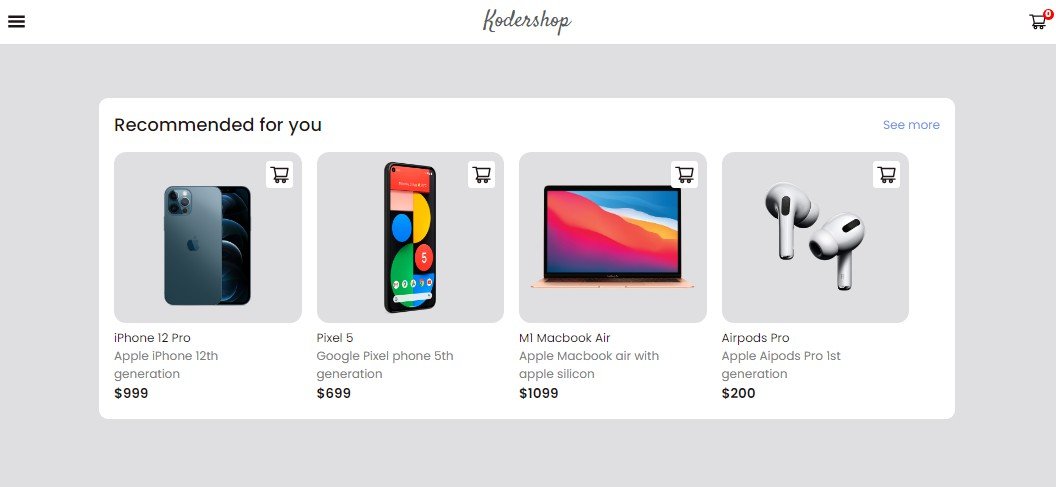 A shopping cart and carkout Example Built with Reactjs and Tailwind CSS
