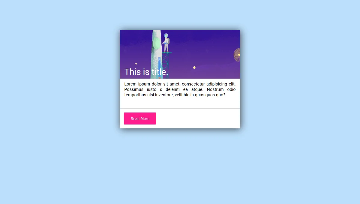 Material Card Design