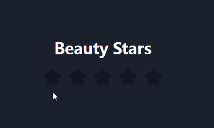 A simple and beauty star rating for React