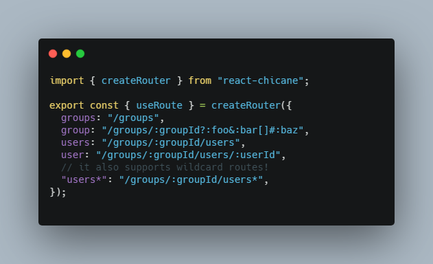 A simple and safe router for React and TypeScript