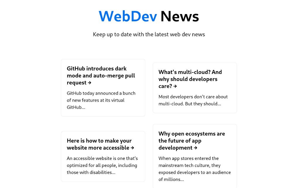A simple blog Starter based in ReactJS