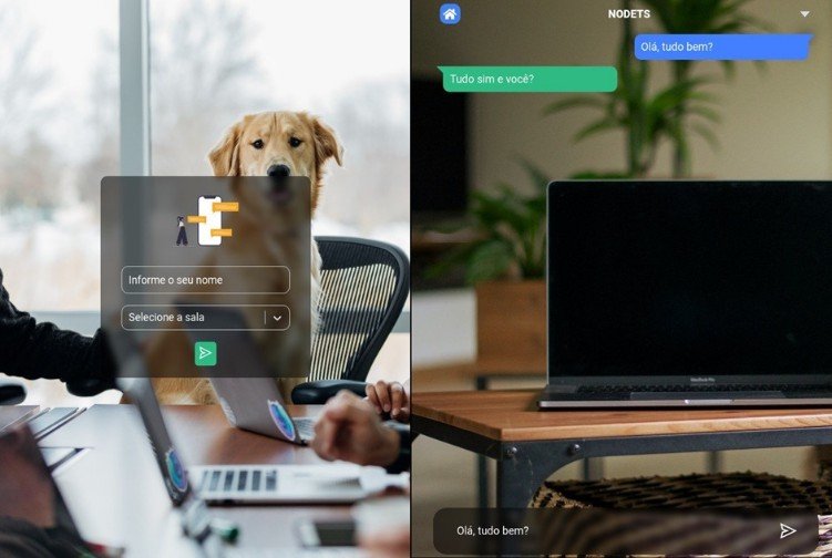A chat with ReactTS and NodeTS, using Socket.IO