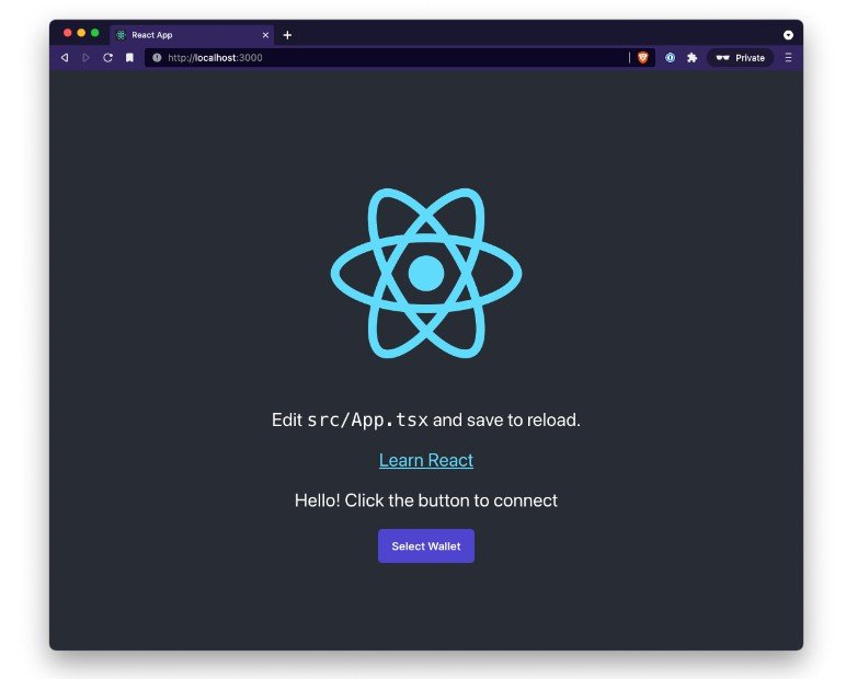 A simple CRA app with TypeScript and Solana wallet connection through wallet-adapter
