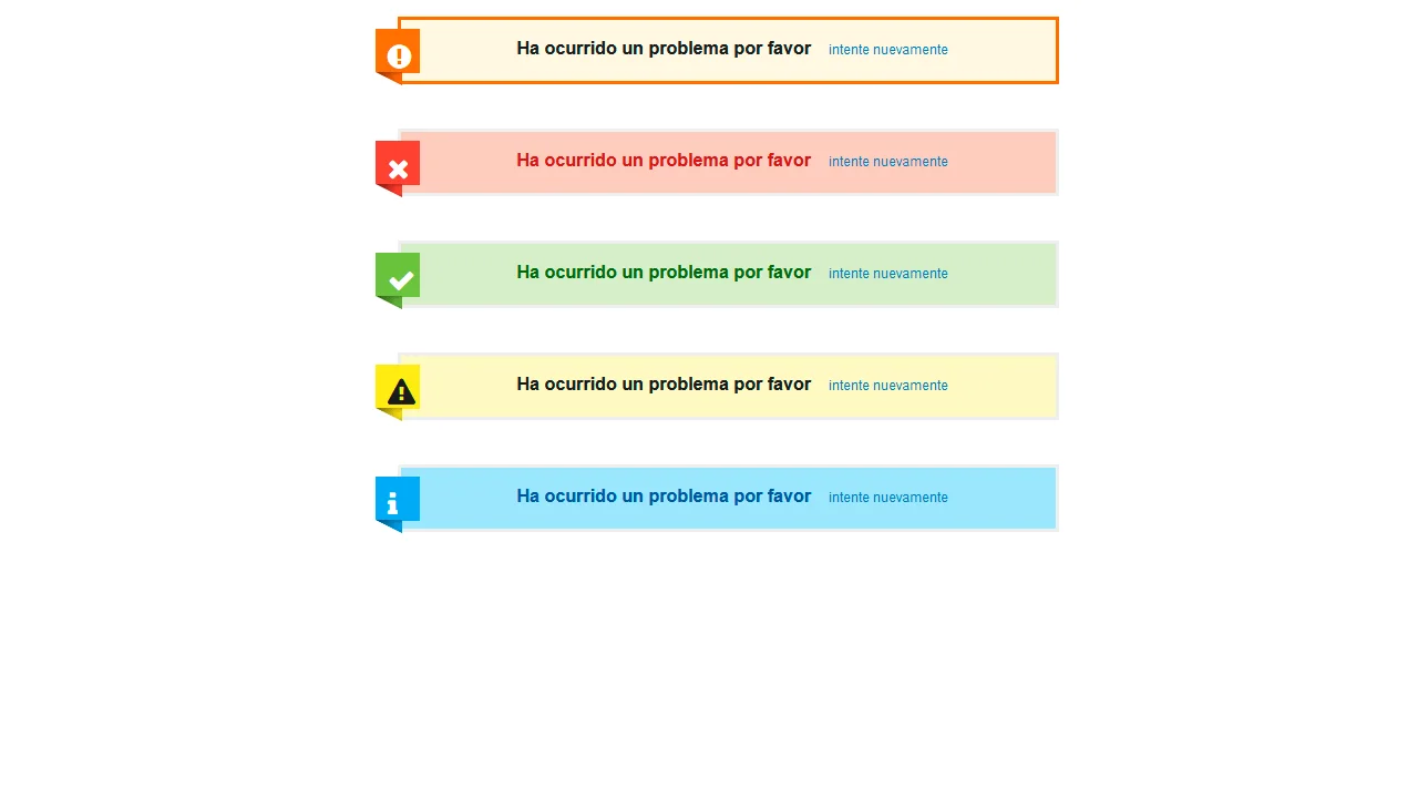 Messages Bootstrap 3