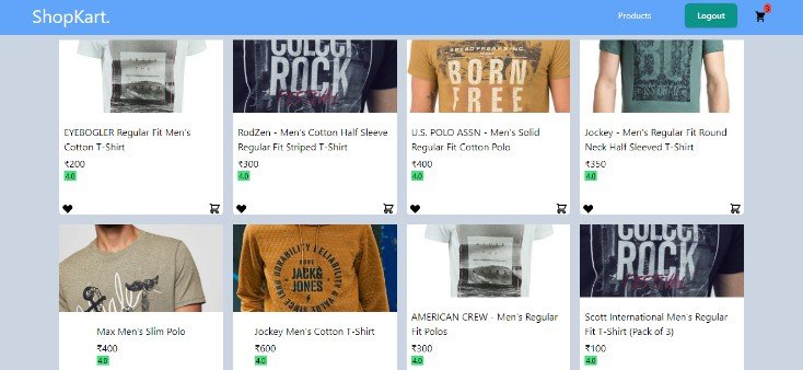 A simple Ecommerce website built with react and tailwind CSS