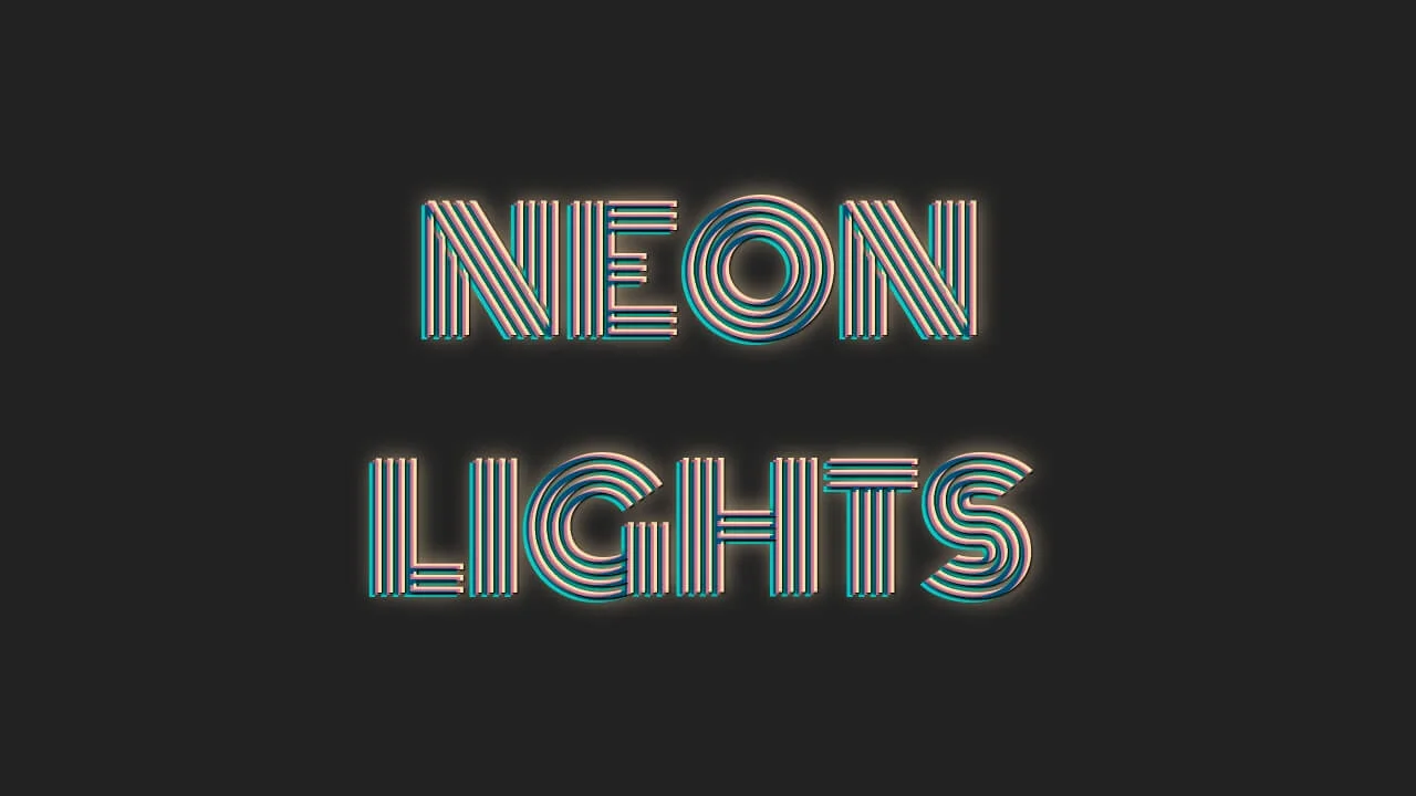 Retro Neon with nth-child