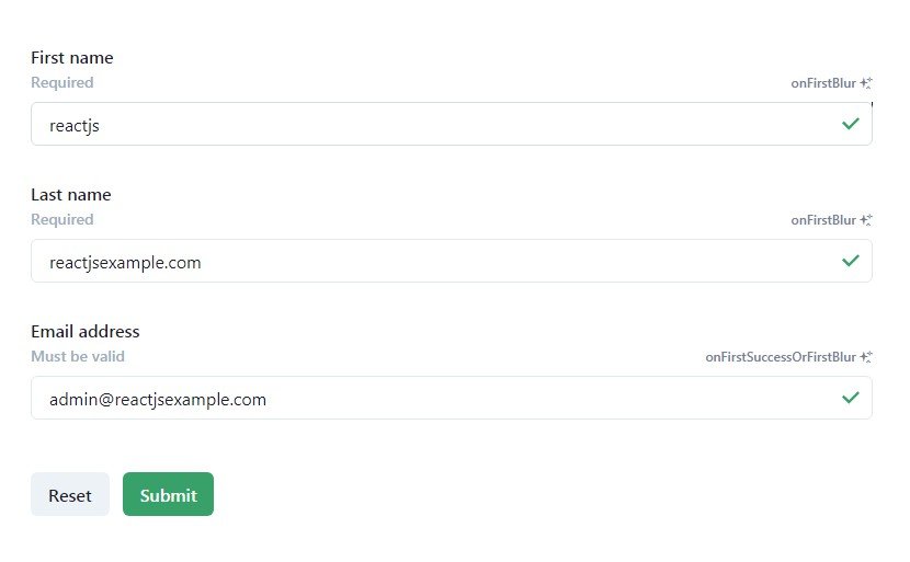 A simple, fast, and opinionated form library for React & React Native focusing on UX