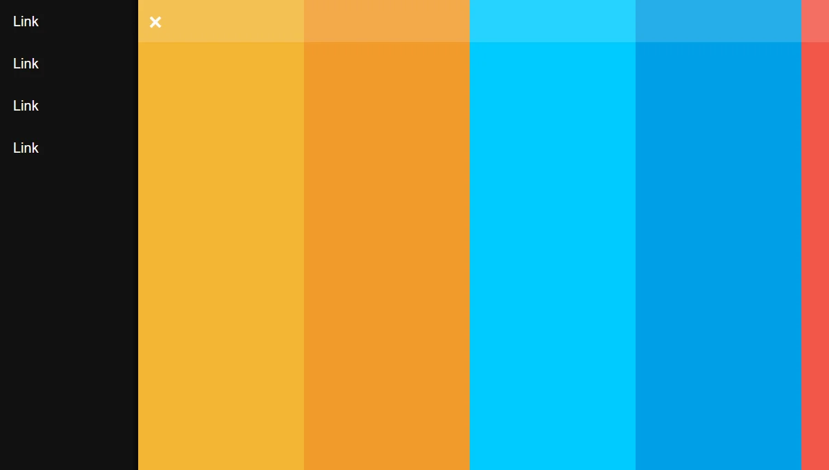 Sliding Panels and Off Canvas Navigation