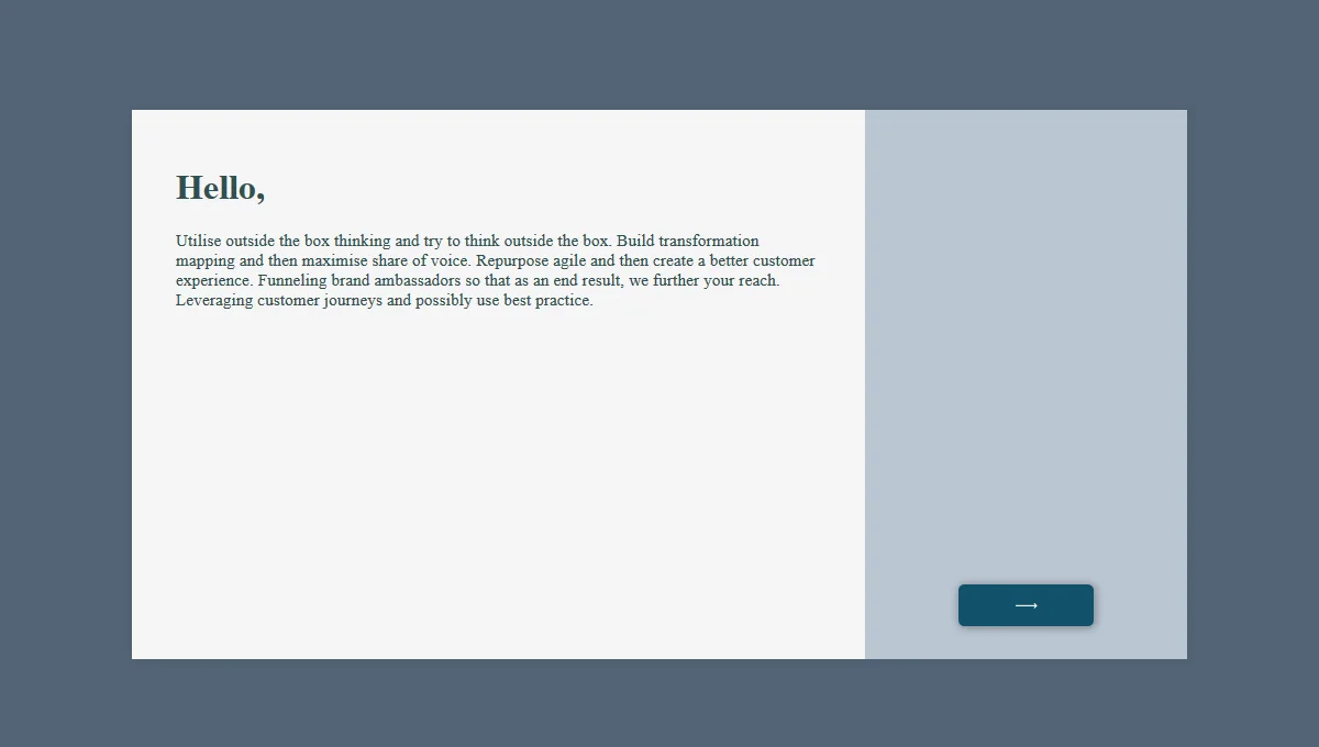 Panel Switch Interaction