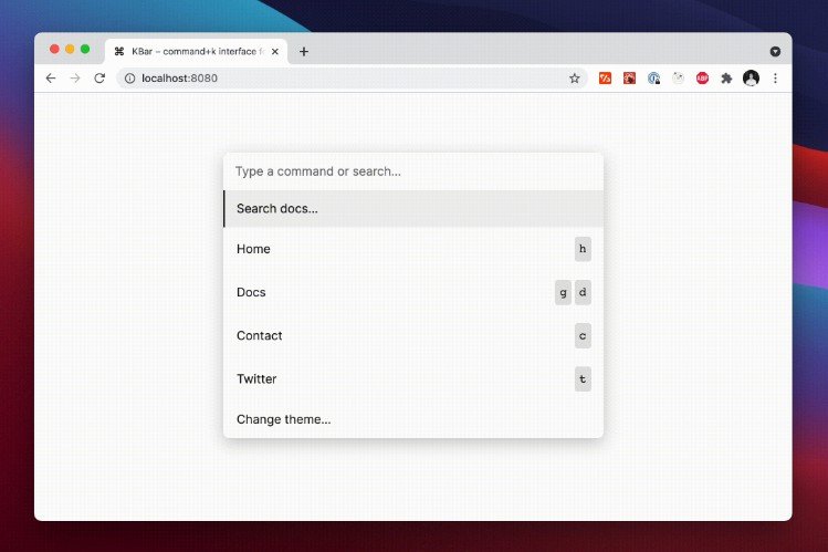 A simple React component to add a fast and extensible command+k interface to your site