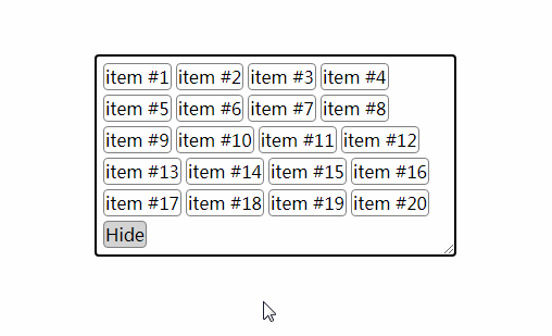 A Simple React hook to truncate items in the given list