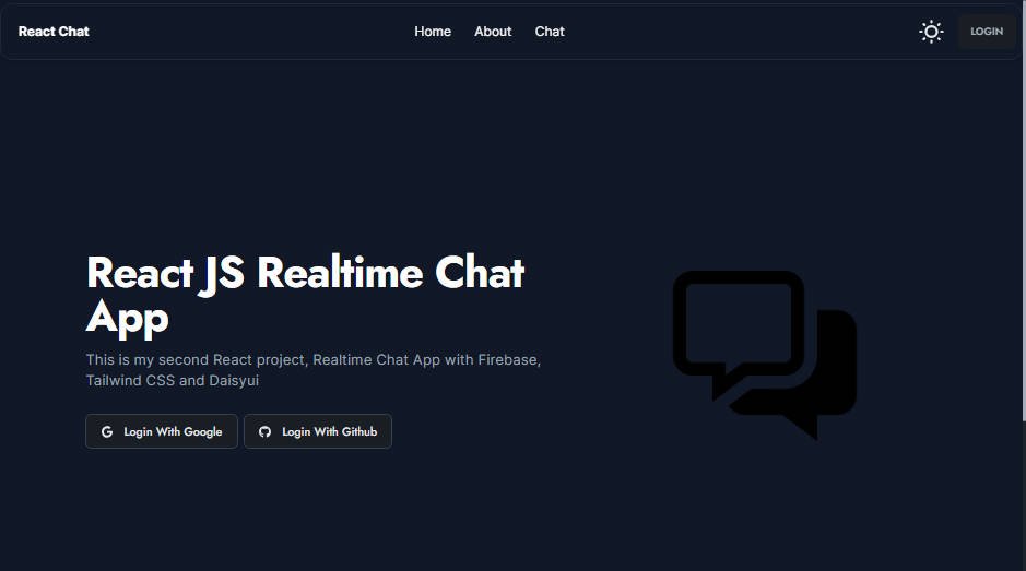A simple realtime chat group based webapp using react JS and firebase