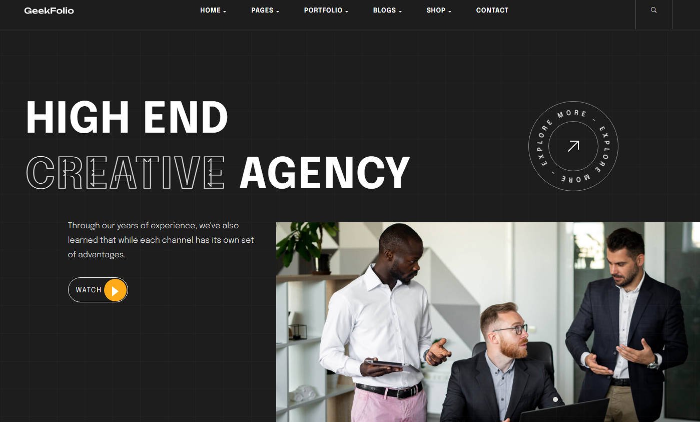 23 Best Digital Agency React Website Templates
