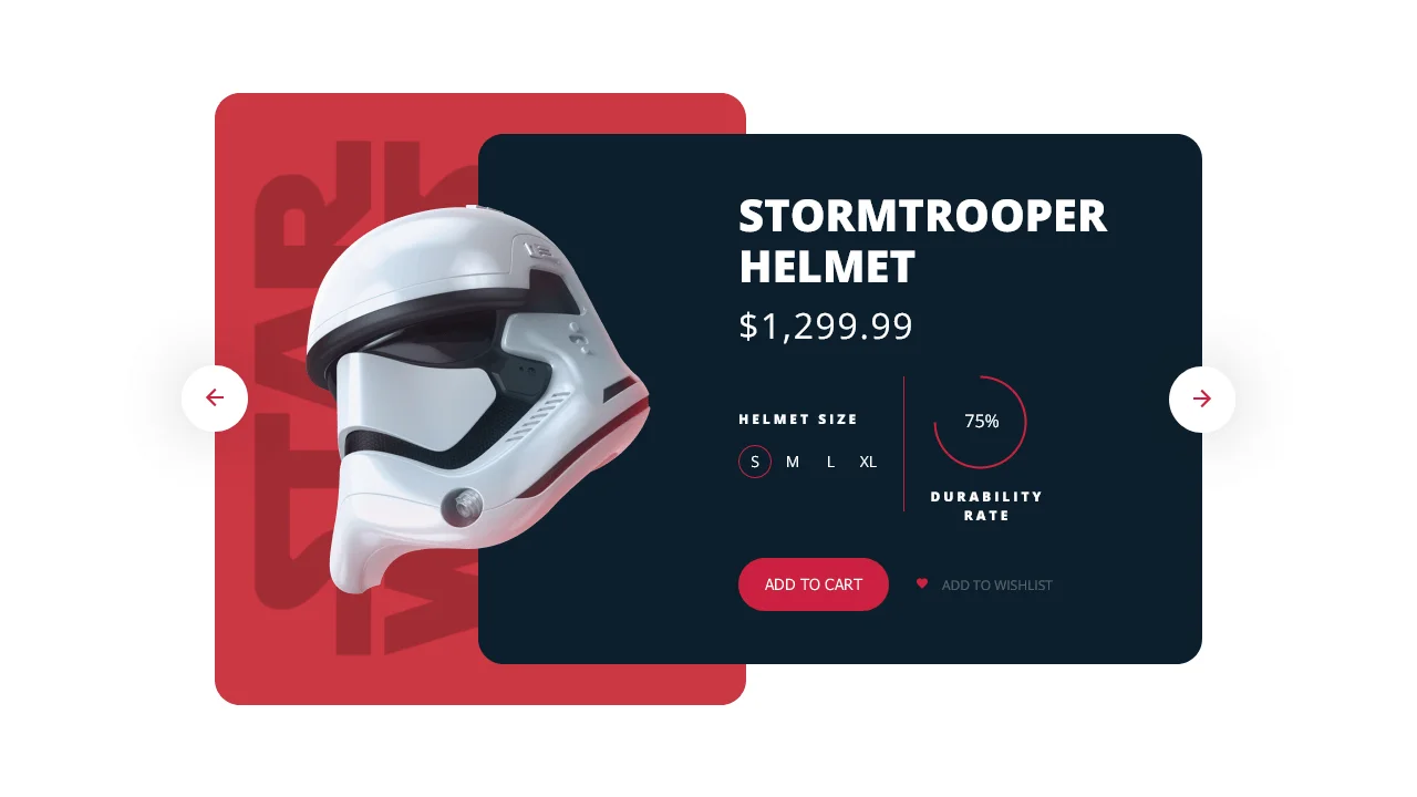UI to Code - Star Wars Product Card