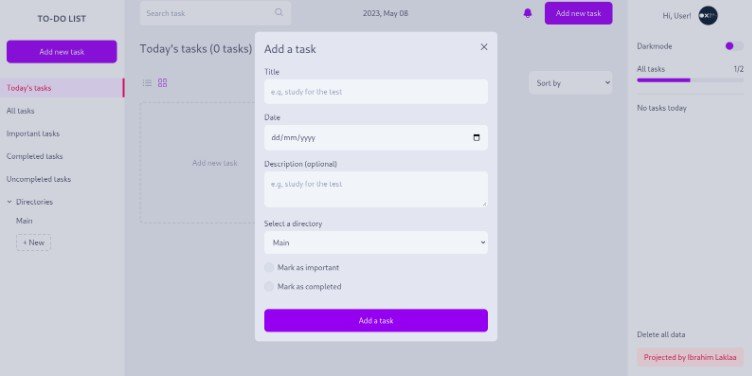 A simple To-Do app using react