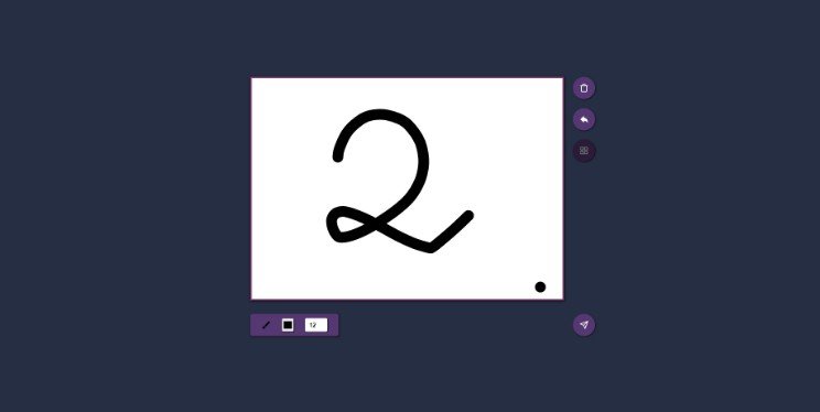 A simple tool that allow draw one digit or caracter and send to an AI try to predict what you drew