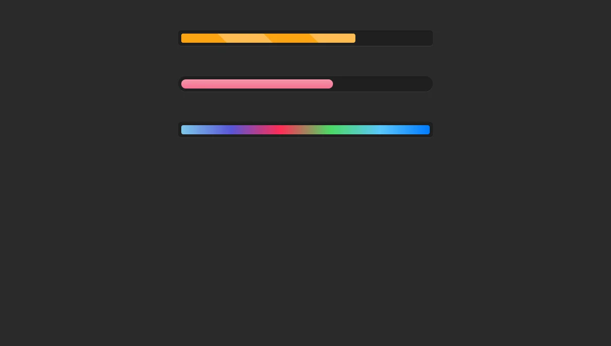 Animation Progress Bars