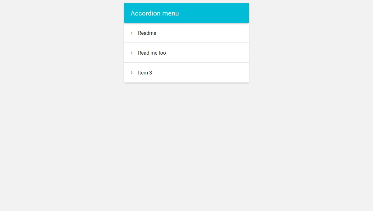CSS Accordion