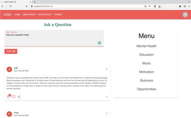 A single platform for women empowerment, that helps them get jobs, get them connected to amazing mentors and exclusive forum for discussion
