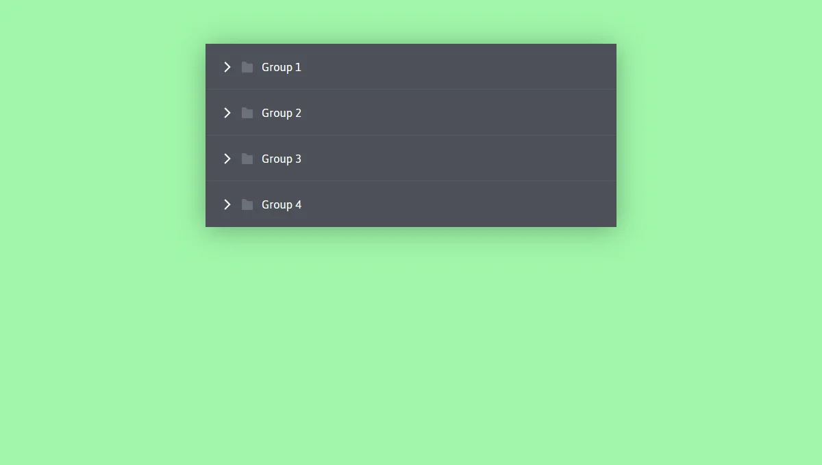 Multi-Level Accordion Menu
