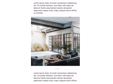A slider component with pinch to zoom capabilities inspired by Instagram