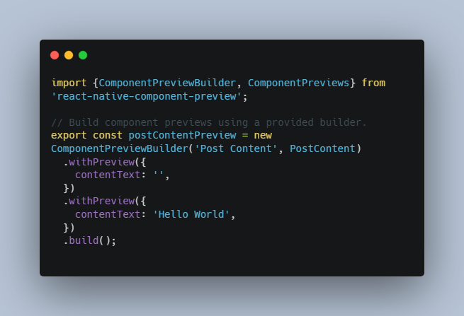 A small library for previewing react components