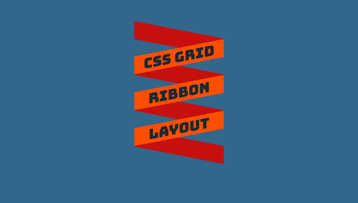 CSS Grid Ribbon Layout