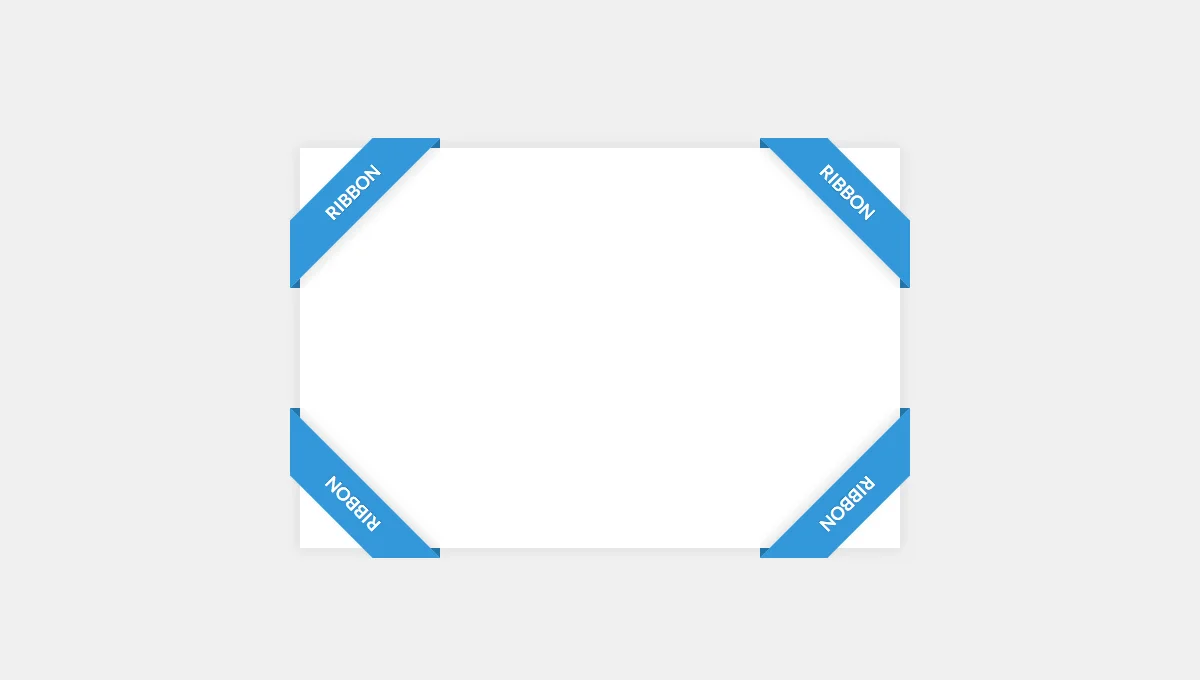 Pure CSS Corner Ribbon