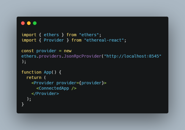 A suspense-compatible React library for Ethereum development