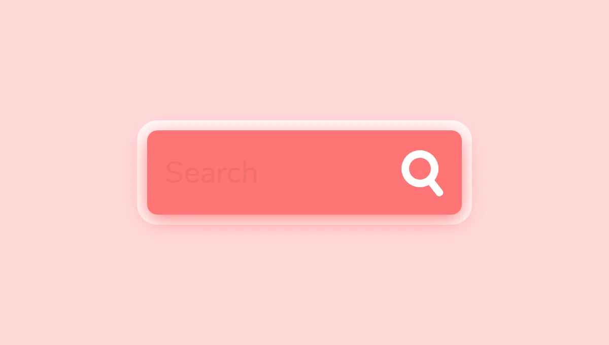 Search Form With Animated Search Button