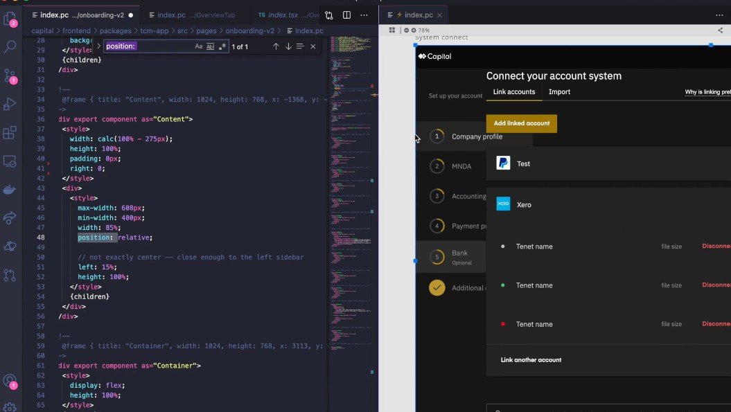 A template engine that comes with tools for building presentational components in realtime